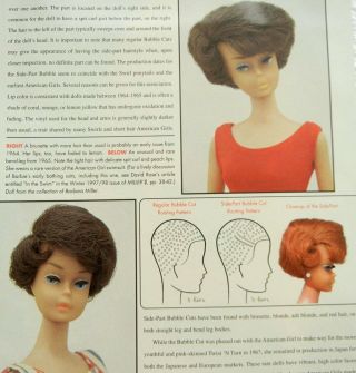 5p History Article,  Pics - Rare VTG 1964 Side Part Bubble Cut Barbie Doll 5