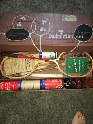 Vintage Jc Higgins Badminton Set Complete