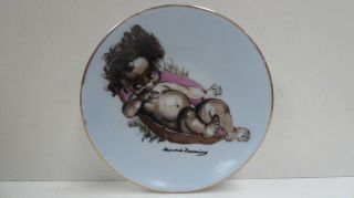 Vintage Brownie Downing Wall Plate Aboriginal Baby Boy Australia Pottery
