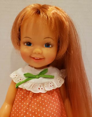 Vintage 1971 Ideal Cinnamon Doll In Outfit Crissy Family