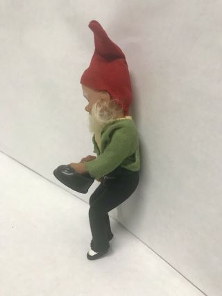 Vintage Lucky LEPRECHAUN Elf Gnome Crolly DOLL made in IRELAND. 2