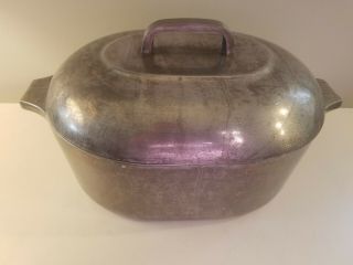 Vintage Magnalite Ghc 8 Qt Cast Aluminum Roaster Pan Dutch Oven Made In Usa Guc