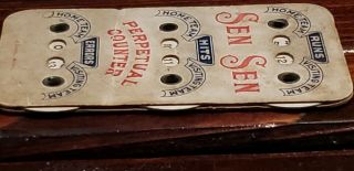Vintage/Antique Sen Sen Gum Baseball Scorecard Perpetual Counter Chicago IL Rare 4