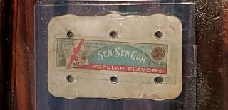 Vintage/Antique Sen Sen Gum Baseball Scorecard Perpetual Counter Chicago IL Rare 6
