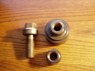 Vintage Greenlee Knock Out 1 1/2 " Conduit,  And A 3/4 " Conduit With Bearing Bolt