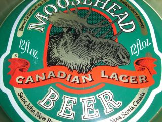 Vintage Metal Moosehead Brewing Co.  Beer Serving Tray
