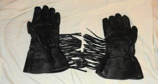 Vintage Harley Davidson Leather Men ' s Gloves Size XL Shape Take a LOOK 2