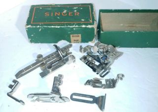 Singer 422420 6 Piece Sewing Foot Feet Made In Usa Vintage Sewing Foot Feet Lqqk