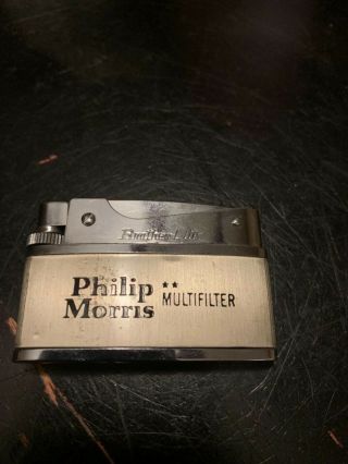 Vintage Philip Morris Brother Lite Multifilter Lighter