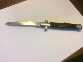 Vintage 9 " Stainless Steel Japan Lock - Back Blade Pocket Knife