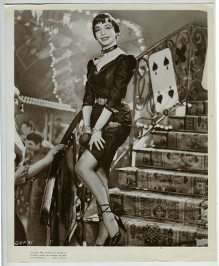 David " Chim " Seymour Vintage Barbara Laage On Set Of " Act Of Love " Press Photo
