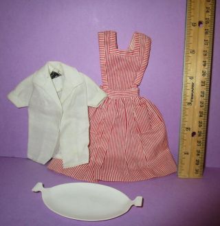 Barbie Vintage 1960s Fashion Candy Striper Volunteer Outfit 889 0889