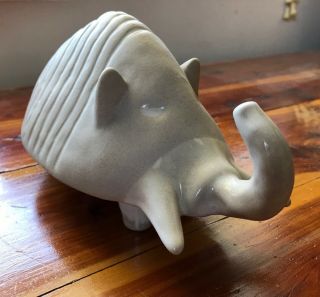 Vintage Bennington Pottery Elephant Bank 2