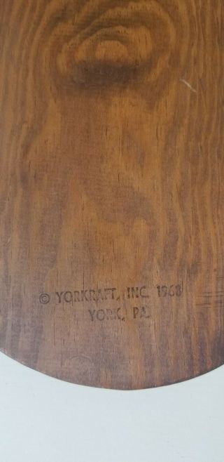 Vintage Bar Sign Woodcraft 1968 Victorian Woman Gather Ye Rosebuds While Ye May 4