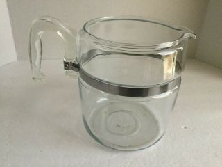 VINTAGE Pyrex 9 Cup Stove Top Coffee Pot Percolator 7759 COMPLETE GUC 7