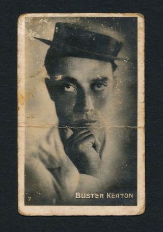 1920s Kemmel Buster Keaton 7 Movie Card Vedettes De L 