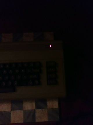 Vintage COMMODORE 64 Computer Powers On Missing Key 8