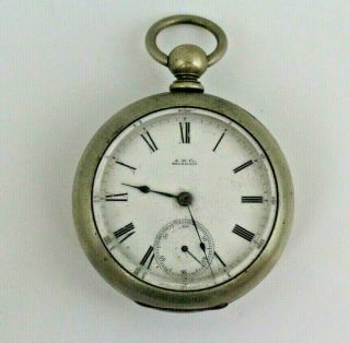 Vintage Antique Waltham Key Wind Pocket Watch 18s 11j P.  S.  Bartlett A.  W.  Co