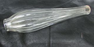 Vintage 5 Arm Crystal Glass Hurricane Chandelier Parts