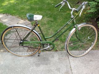 Vintage Schwinn Breeze Green Bike Cruiser Bicycle Made In Usa