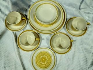 Royal China USA Vintage Cavalier Ironstone Casablanca Plates,  Bowls,  Saucers,  Cups 2