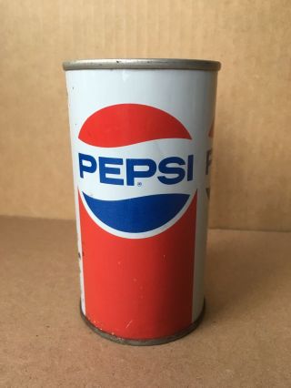 Vintage Pepsi - Cola 12 Oz Pull Tab Can,  Clinton 
