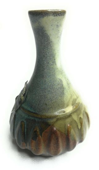 Pottery Craft Stoneware Vintage Mini Vase Handcrafted Compton California Bud 4