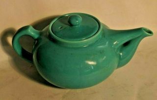 Vintage Metlox Poppy Trail Series 200 10 Aqua Blue/green Teapot