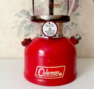 Vintage 1966 Red Coleman Lantern Model 200A With Box - 3