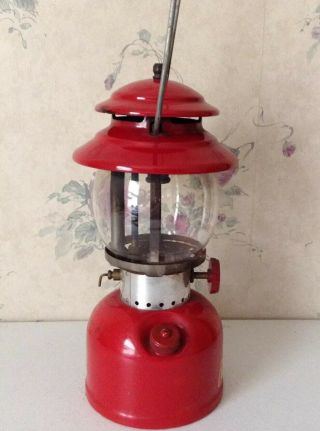 Vintage 1966 Red Coleman Lantern Model 200A With Box - 8
