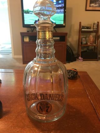 Vintage Jack Daniels Old No 7 Decanter Liquor Whiskey Bottle Maxwell House