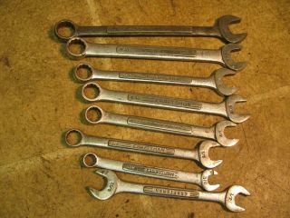 Vintage Assortment Of Craftsman Wrenches 11/16 5/8 9/16 1/2 =v=