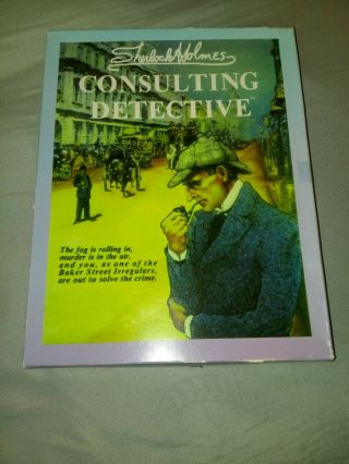Vintage Sherlock Holmes Consulting Detective Game Sleuth 1982 Complete
