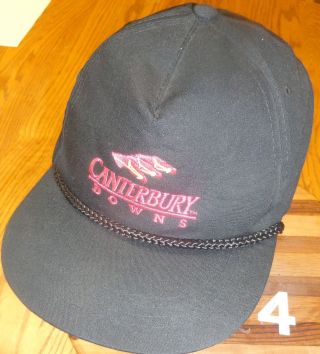 Vintage Canterbury Downs Horse Racing Hat Snapback Adjustable