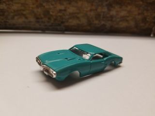 Rrr Vintage Resin Turquoise Transam Firebird Tjet Ho Slot Car For Dash Or Aurora