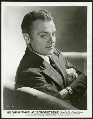 James Cagney Vintage 1941 Portrait Photo " The Strawberry Blonde "