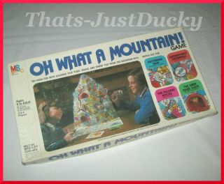 Oh What A Mountain Game Vintage Milton Bradley Game