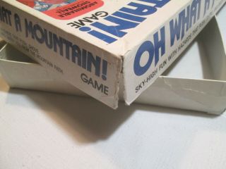 Oh What a Mountain Game Vintage Milton Bradley Game 5
