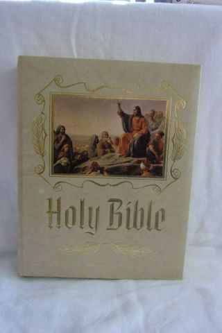 Vintage 1988 Heirloom Family Holy Bible Edition King James Version