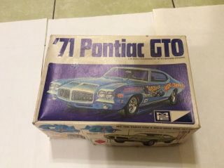 Vintage Mpc 71 Pontiac Gto Model Kit W/box Built Up Complete