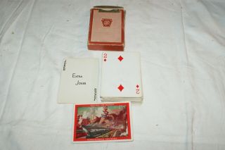 Prr Deck Of Cards,  Vintage,  In O Box.  Wwii Era Serving The Nation Deck