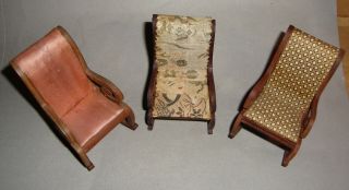 Vintage Dollhouse Sonia Messer Rocking Chairs