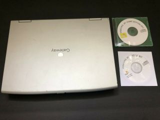 Gateway 7330gz Windows Xp Laptop Computer Vintage With Home Edition Discs