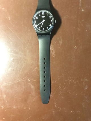 Vintage Swatch sr1130sw Black Dial No Second Hand 3