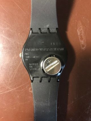 Vintage Swatch sr1130sw Black Dial No Second Hand 5