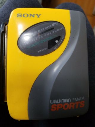 Vintage Sony Walkman Sport Cassette Player