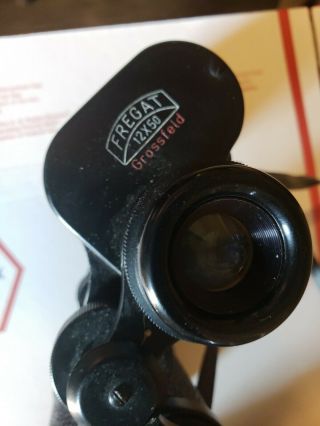 BINOCULARS Dr Wohler Kassel vintage binoculars 12x50 with case made in Germany 5