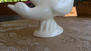 Vtg Pottery Ceramic Dove Figurine McCoy or California Art 50s Wedding In Flight 3