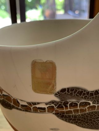 Royal Haegar Pottery Vase Planter Speckled Earth Wrap Glaze Brown Tan Vtg MCM 4