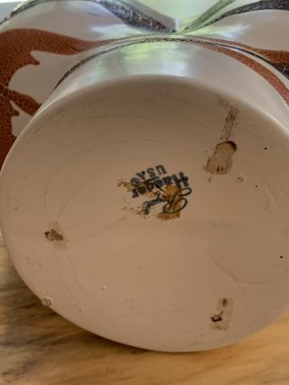Royal Haegar Pottery Vase Planter Speckled Earth Wrap Glaze Brown Tan Vtg MCM 5